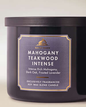 Mahogany Teakwood Intense 3-Wick Candle