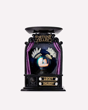 Light-up Glow-in-the-Dark Fortune Telling Pedestal 3-Wick Candle Holder