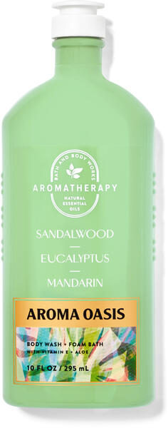Sandalwood Eucalyptus Mandarin Body Wash and Foam Bath