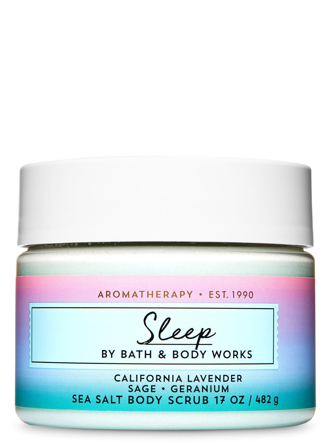 Lavender Sage Geranium Sea Salt Body Scrub Aromatherapy Bath Body Works