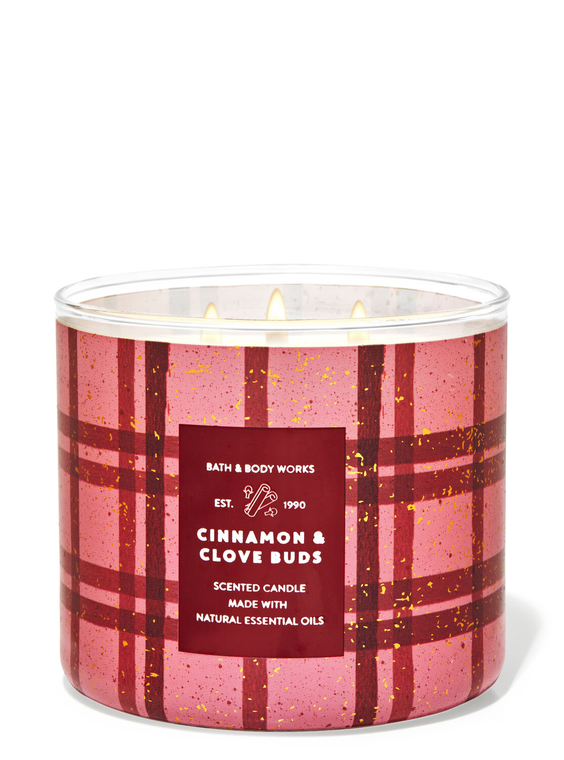 2 Bath & Body Works CINNAMON CLOVE BUDS 3-Wick Scented Wax Large Candle 14.5 oz 