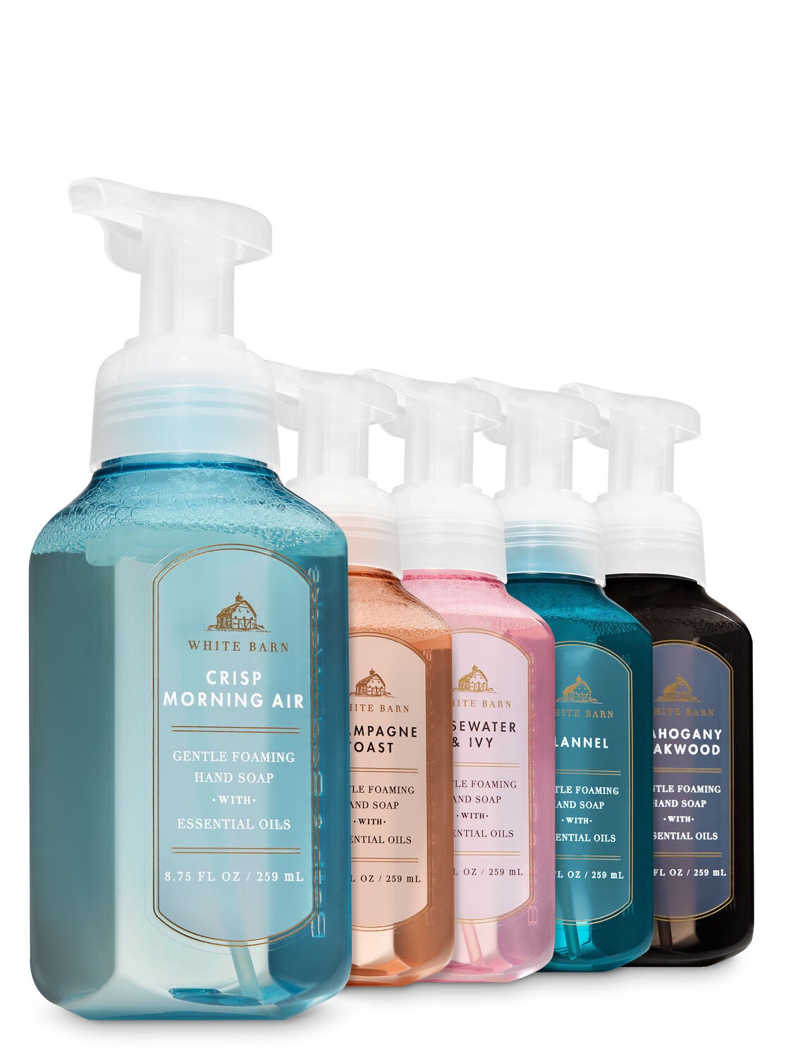 White Barn Color Run Gentle Foaming Hand Soap, 5-Pack - Bath And Body Works