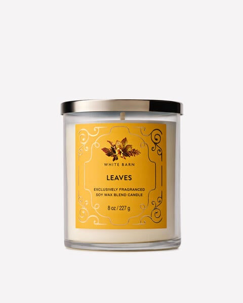 Leaves Single Wick Candle