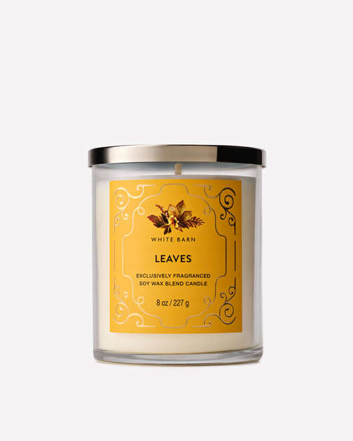 Leaves Single Wick Candle