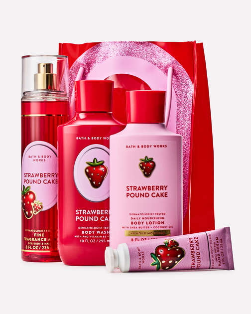 Strawberry Pound Cake Gift Set