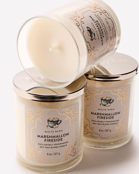 Marshmallow Fireside Single Wick Candle