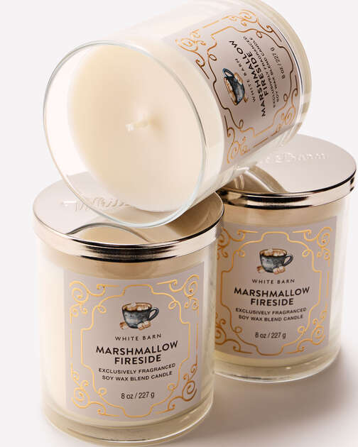 Marshmallow Fireside Single Wick Candle