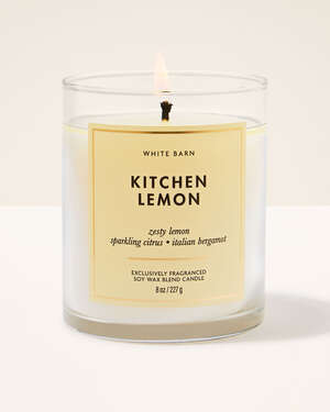 Kitchen Lemon Single Wick Candle