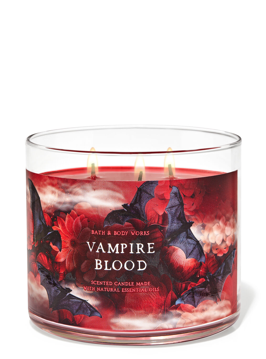 VAMPIRE BLOOD  3 wick candle US STOCK 411g Bath & Body Works HALLOWEEN 2020 