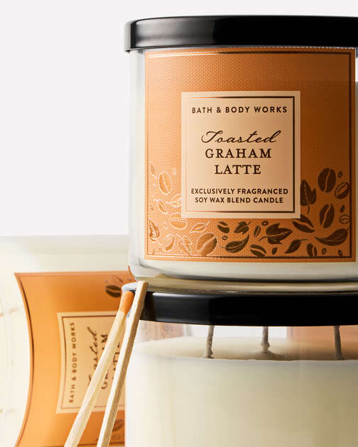 Toasted Graham Latte 3-Wick Candle