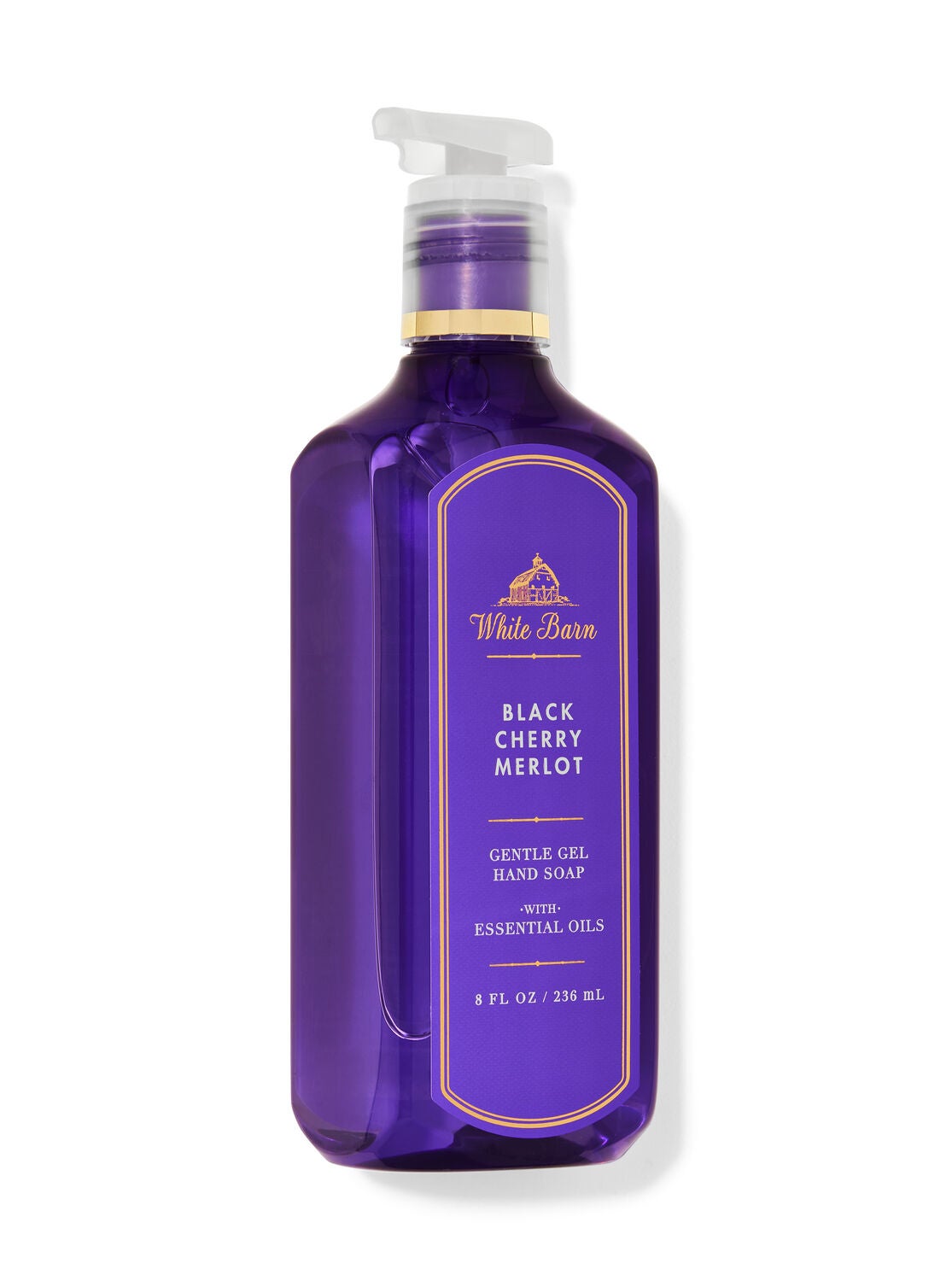 White Barn Black Cherry Merlot Gentle Gel Hand Soap - Bath And Body Works