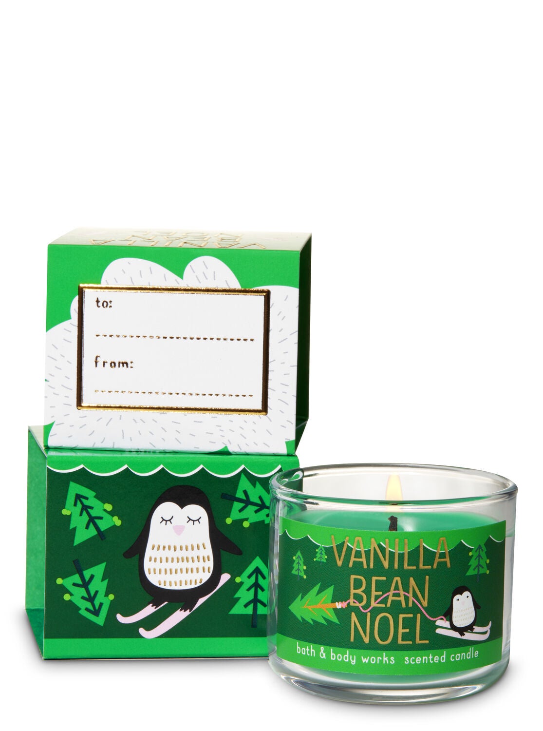Vanilla Bean Noel Mini Candle - Bath And Body Works