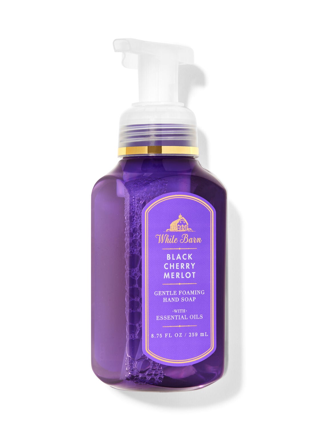 White Barn Black Cherry Merlot Gentle Foaming Hand Soap - Bath And Body Works
