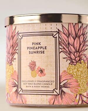 Pink Pineapple Sunrise 3-Wick Candle