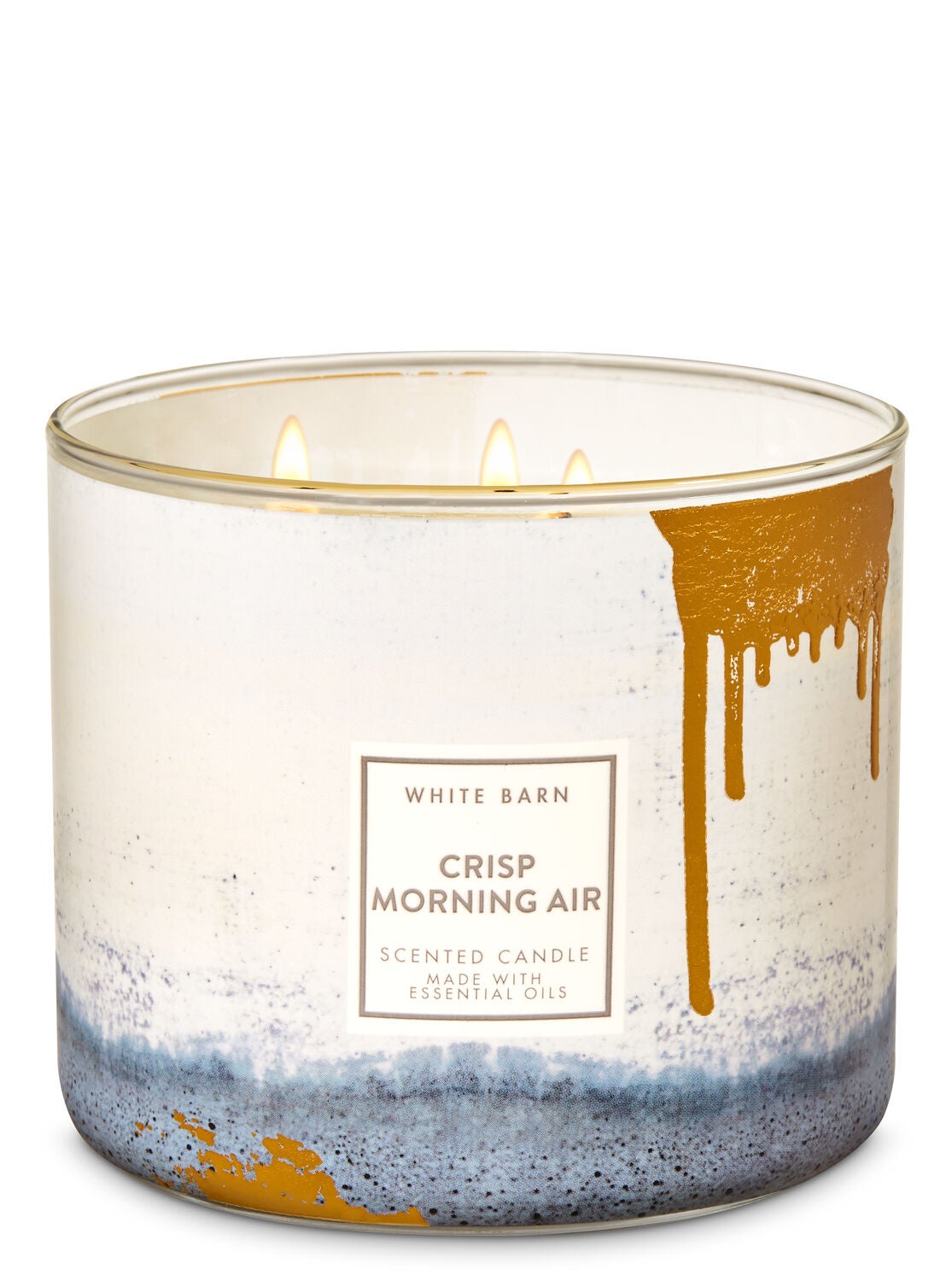 Crisp Morning Air 3-Wick Candle - Bath And Body Works