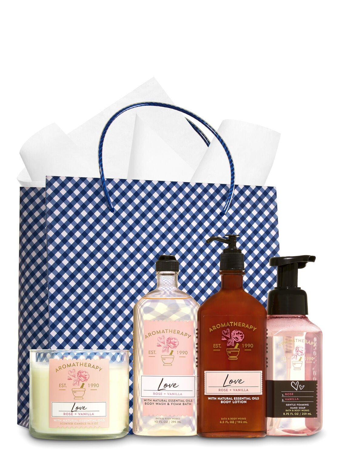 Aromatherapy Rose Vanilla Ultimate Fragrance Fan Gift Kit - Bath And Body Works