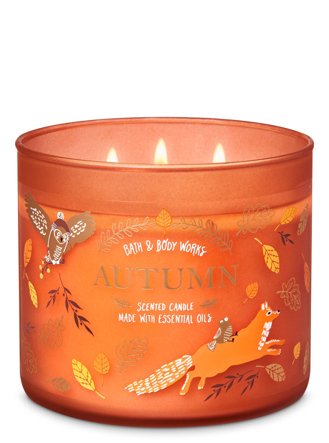 Autumn 3-Wick Candle - Bath And Body Works