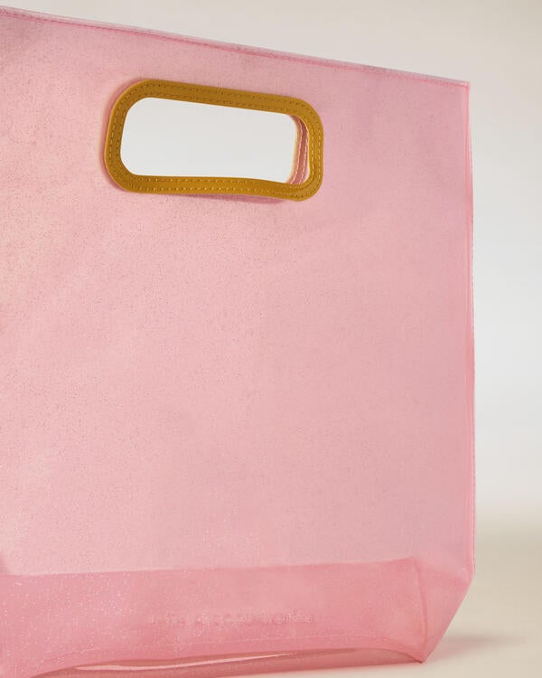 Pink Sparkly Translucent Gift Bag