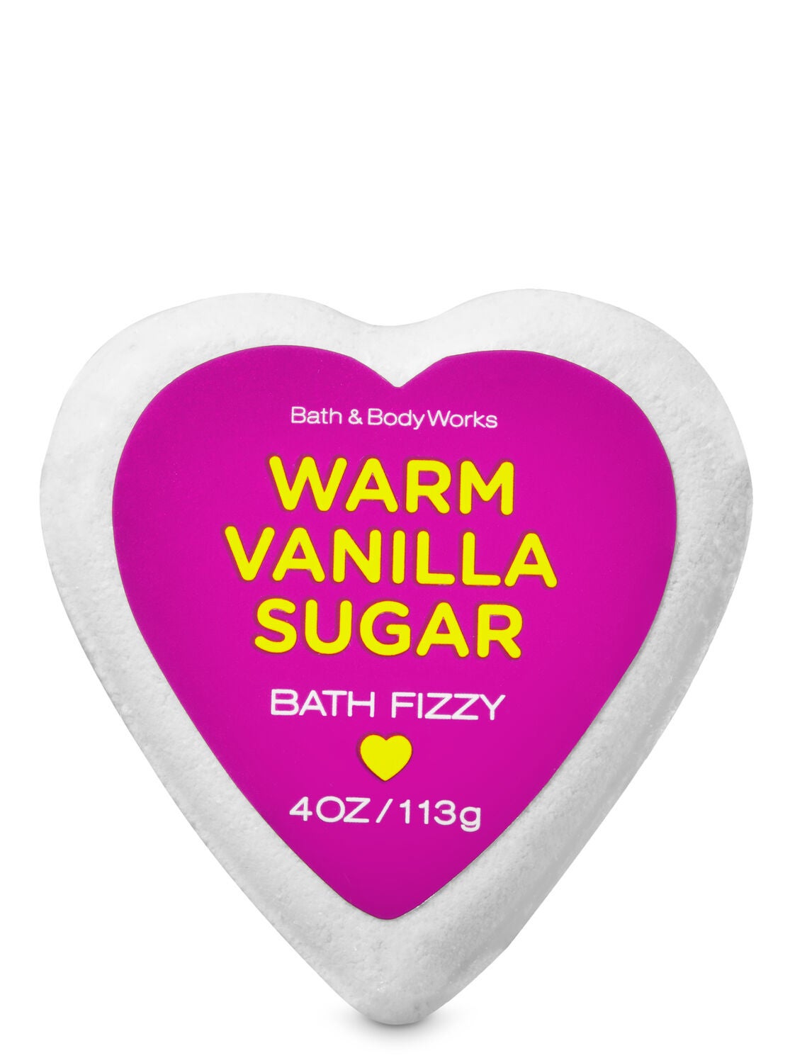 Signature Collection Warm Vanilla Sugar Bath Fizzy - Bath And Body Works
