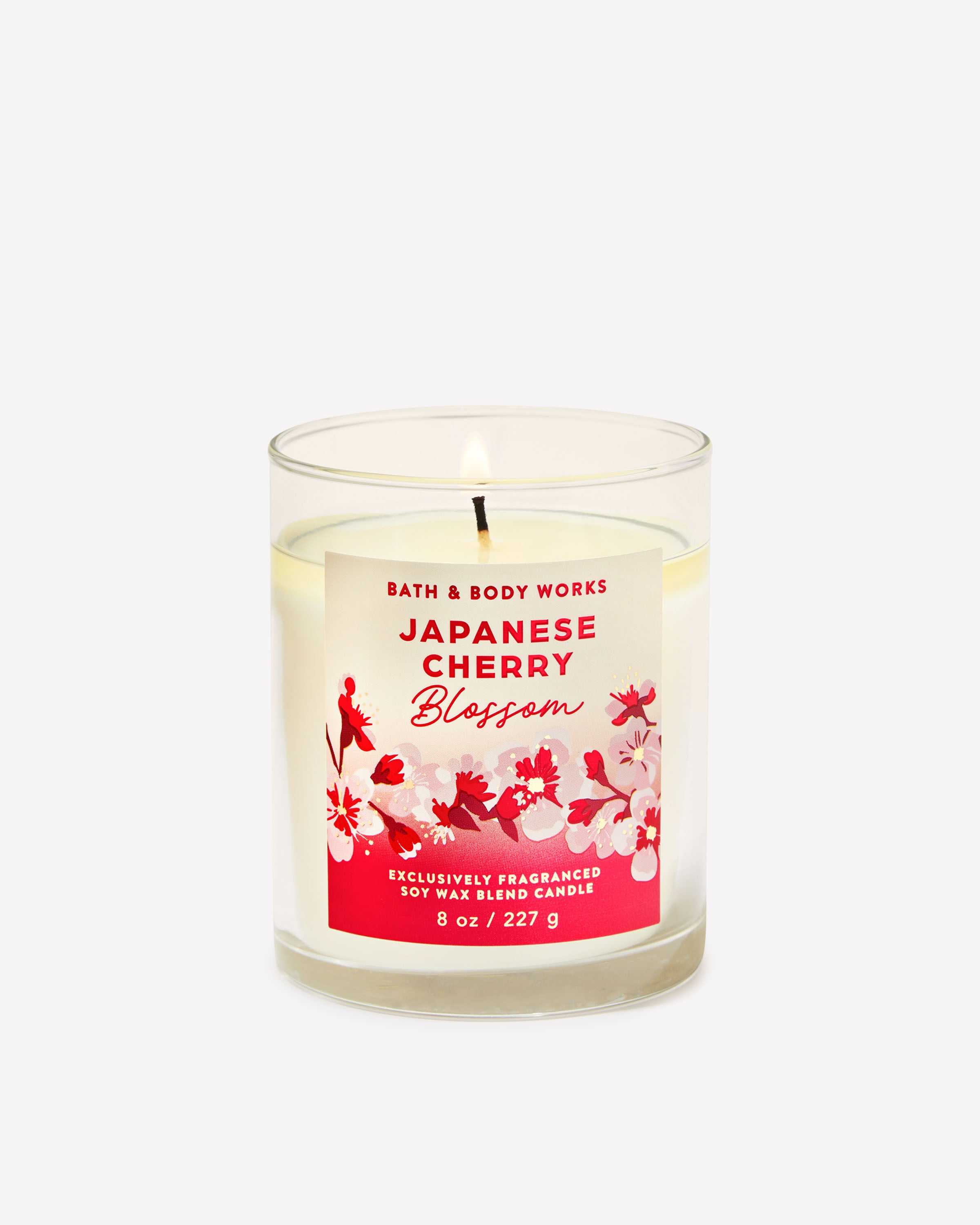 Japanese Cherry Blossom Single Wick Candle | Bath & Body Works