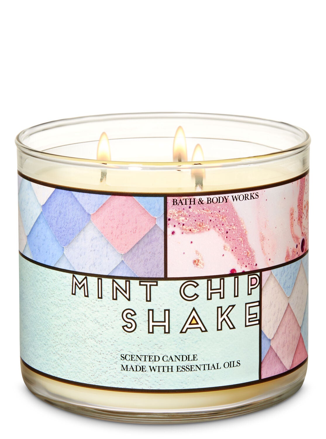 Mint Chip Shake 3-Wick Candle - Bath And Body Works