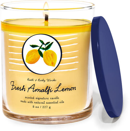 Fresh Amalfi Lemon Signature Single Wick Candle