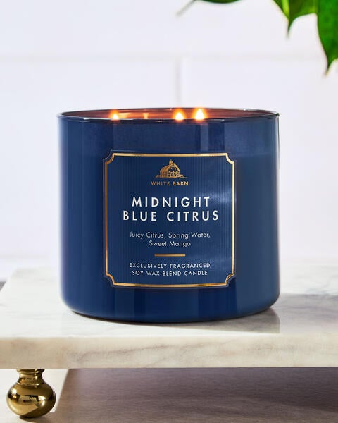 Midnight Blue Citrus 3-Wick Candle