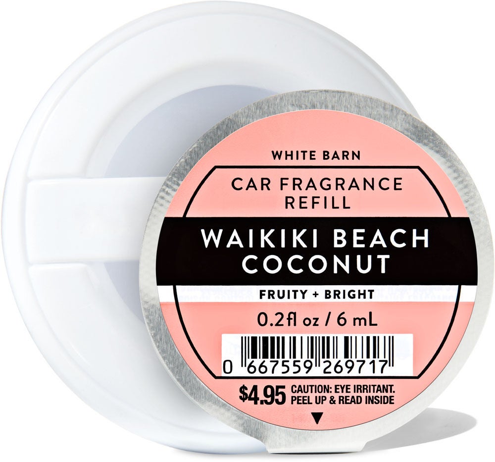 Waikiki Beach Coconut Car Fragrance Refill