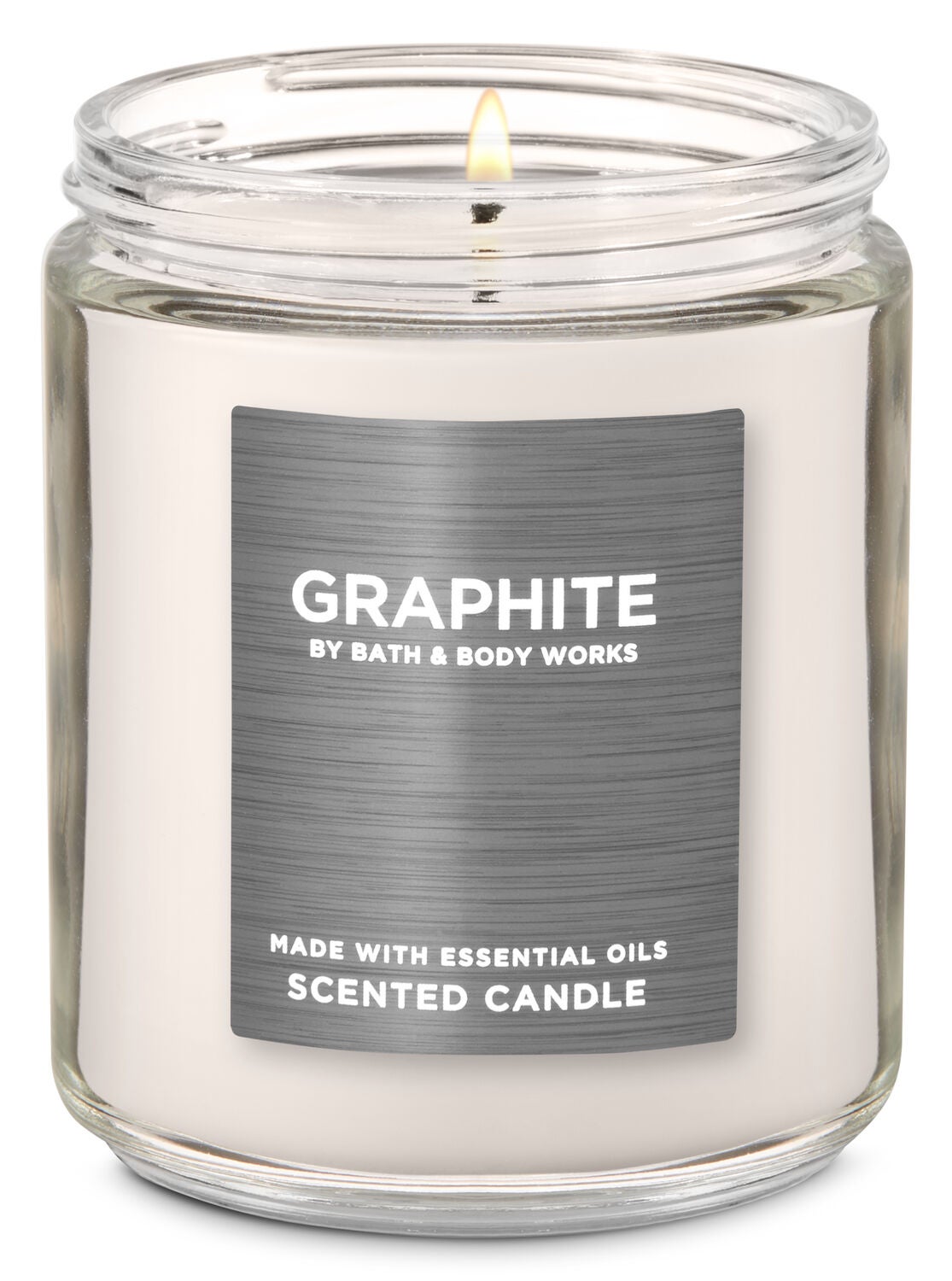Graphite Single Wick Candle - Bath And Body Works