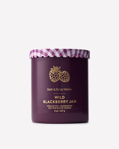 Wild Blackberry Jam Single Wick Candle