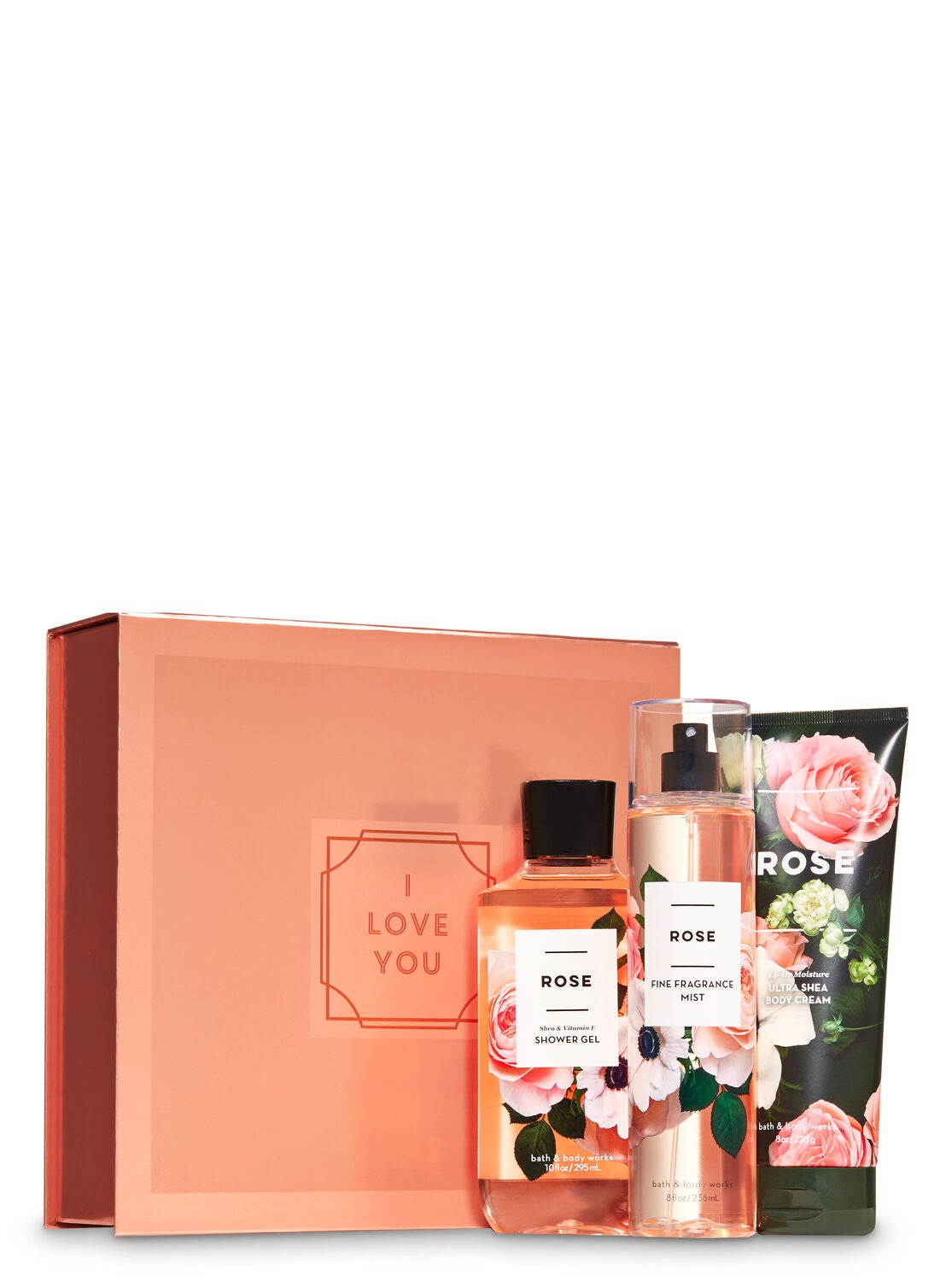 Rose Gift Box Set Bath Body Works