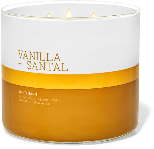 Vanilla &amp; Santal 3-Wick Candle