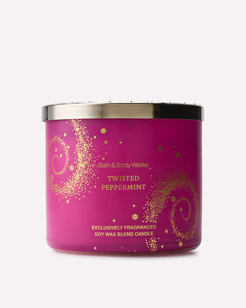 Twisted Peppermint 3-Wick Candle