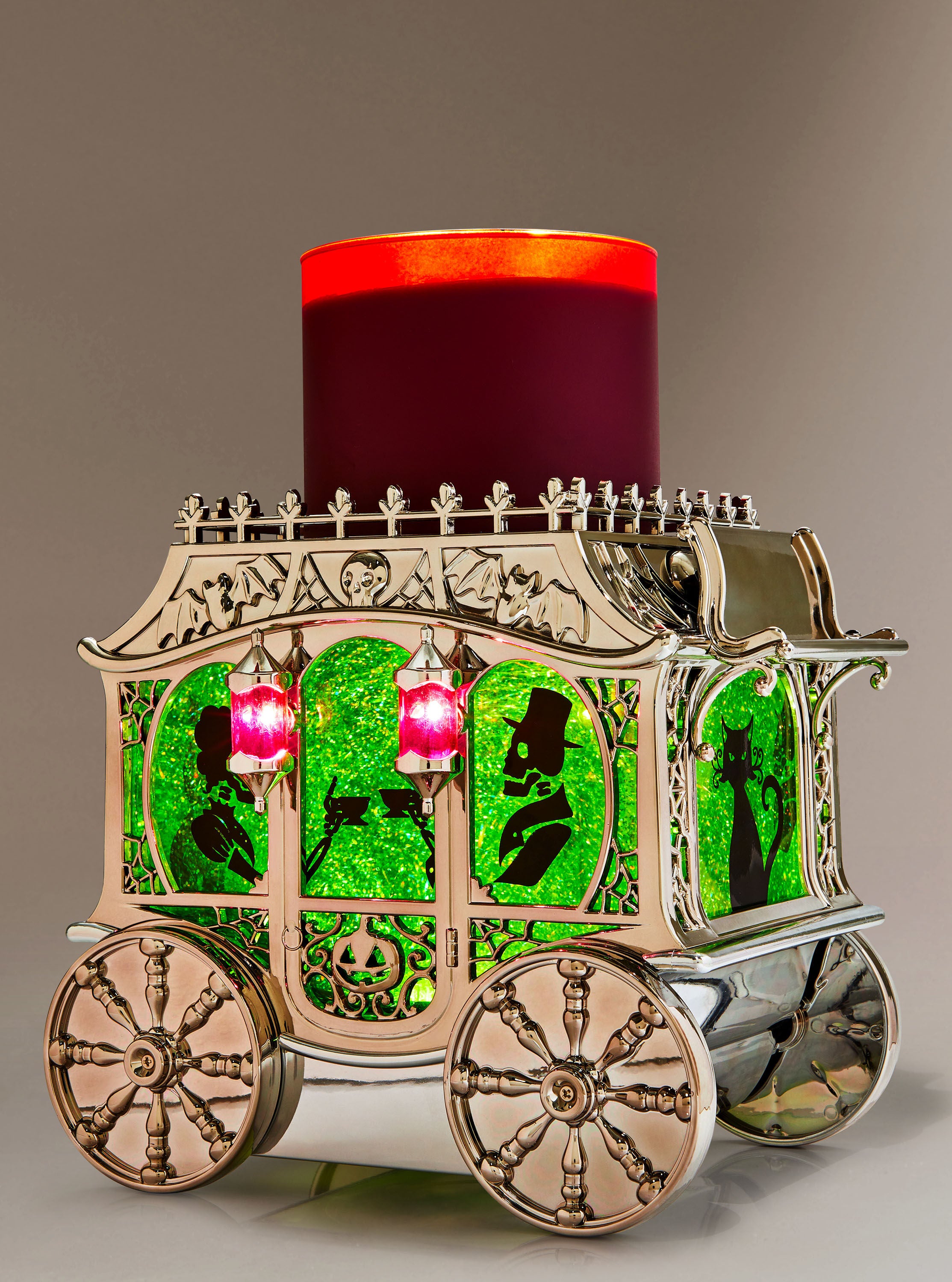 Halloween carriage candle holder