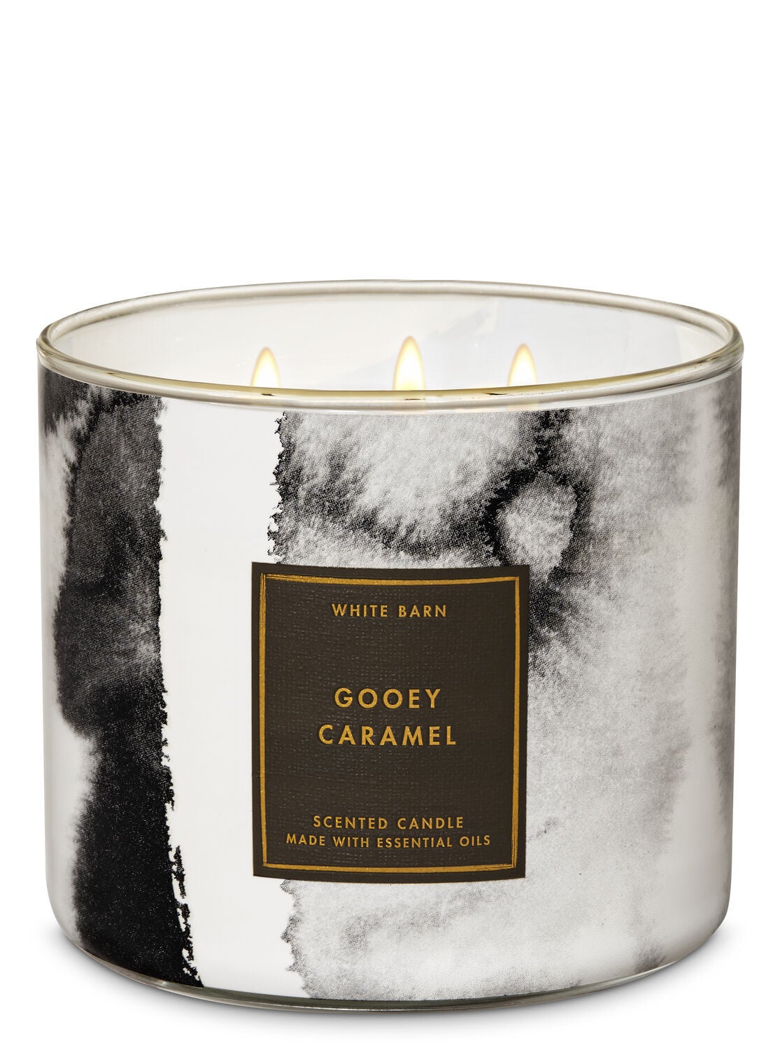 White Barn Gooey Caramel 3-Wick Candle - Bath And Body Works