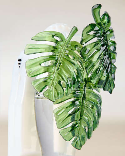 Sparkly Monstera Leaves Scent Control&trade; Nightlight Wallflowers Fragrance Plug