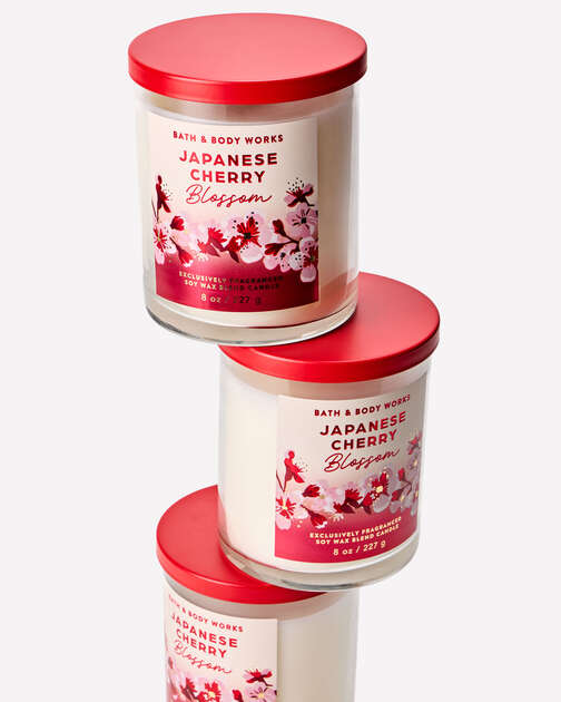 Japanese Cherry Blossom Single Wick Candle