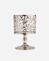 Vine Leaf Pedestal 3-Wick Candle Holder