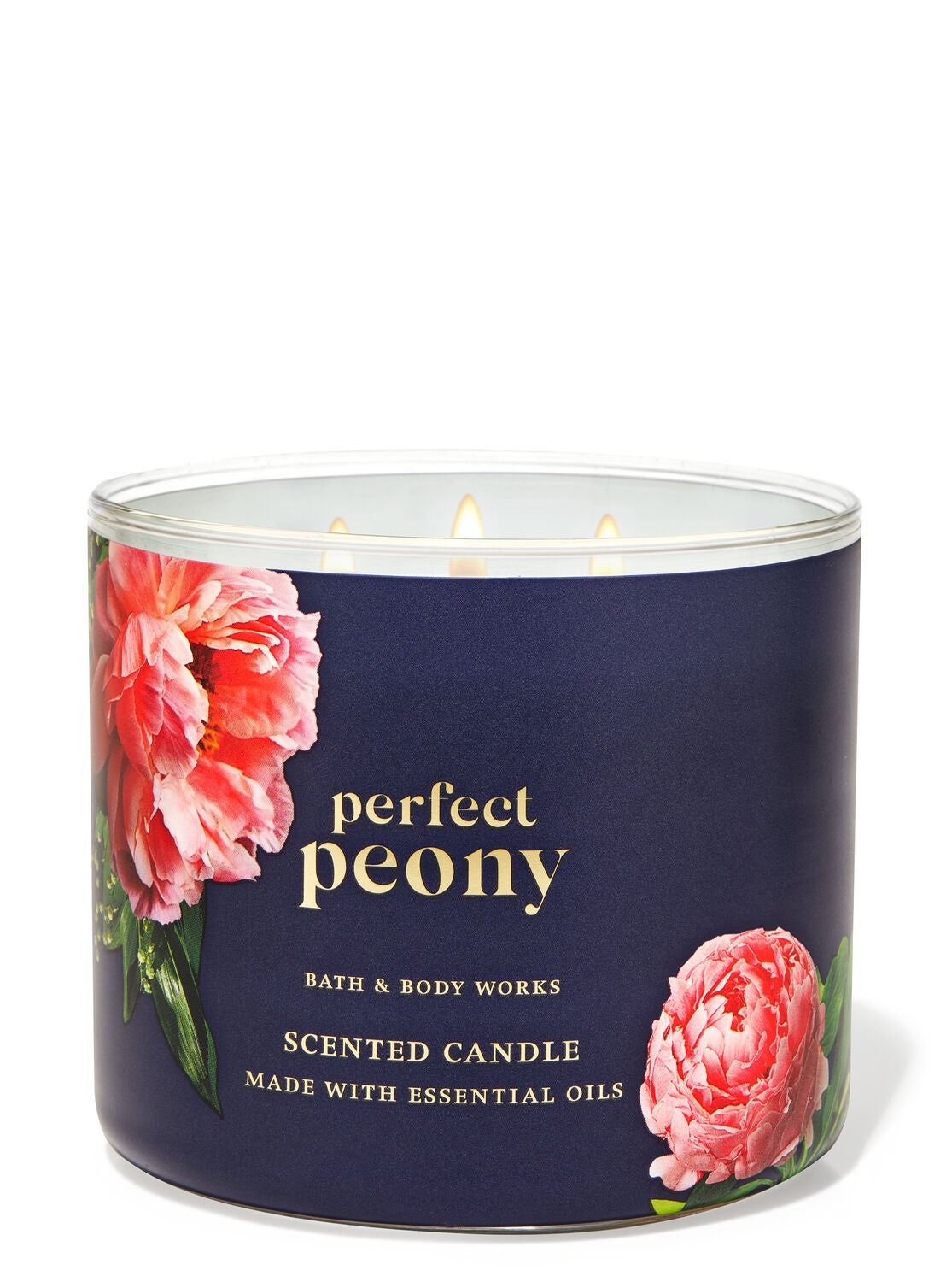 Perfect Peony 3 Wick Candle Bath Body Works