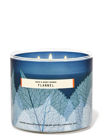 Flannel 3-Wick Candle | Bath &amp; Body Works