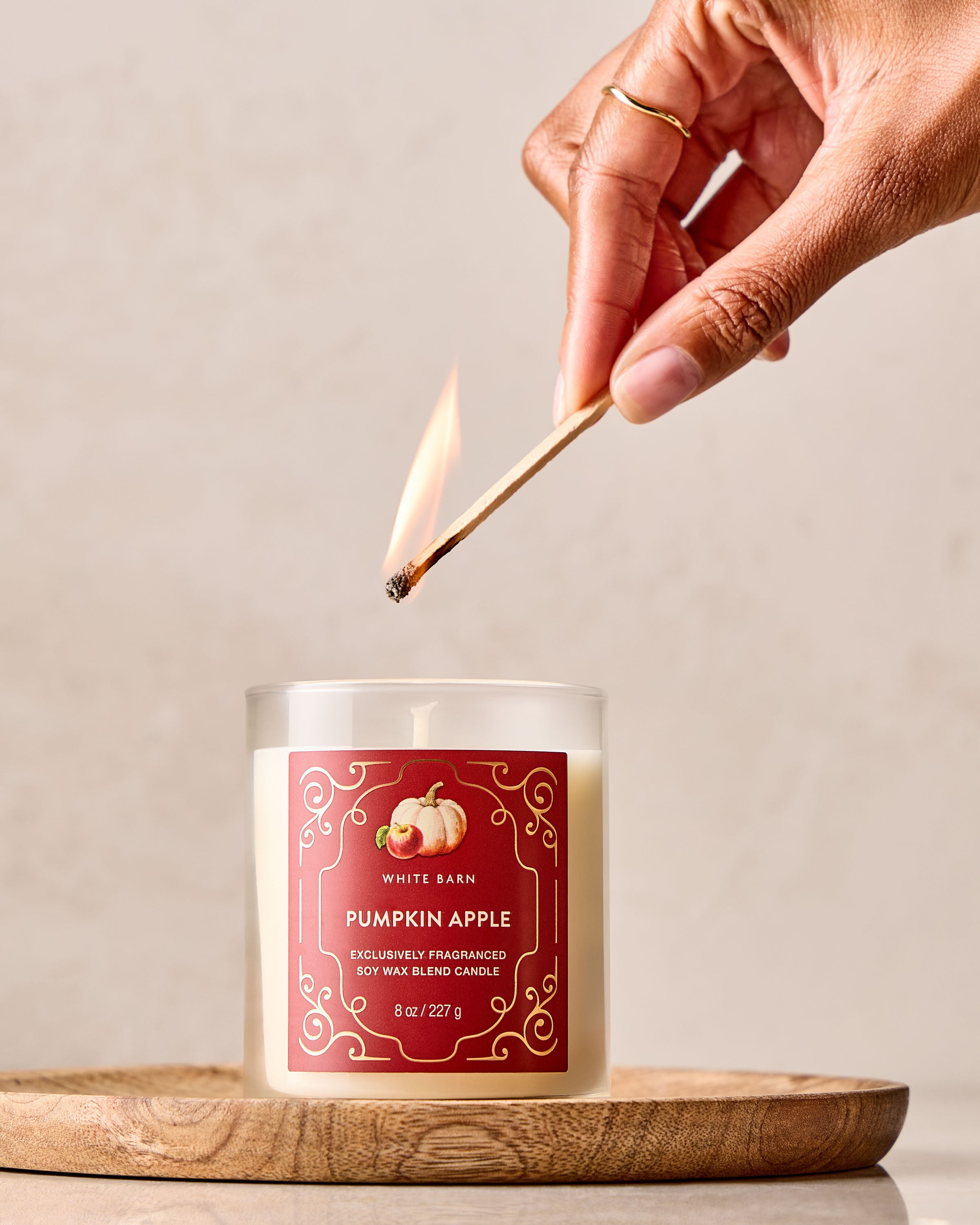 Bath & Body Works Pumpkin Apple Candle - Thumbnail 4