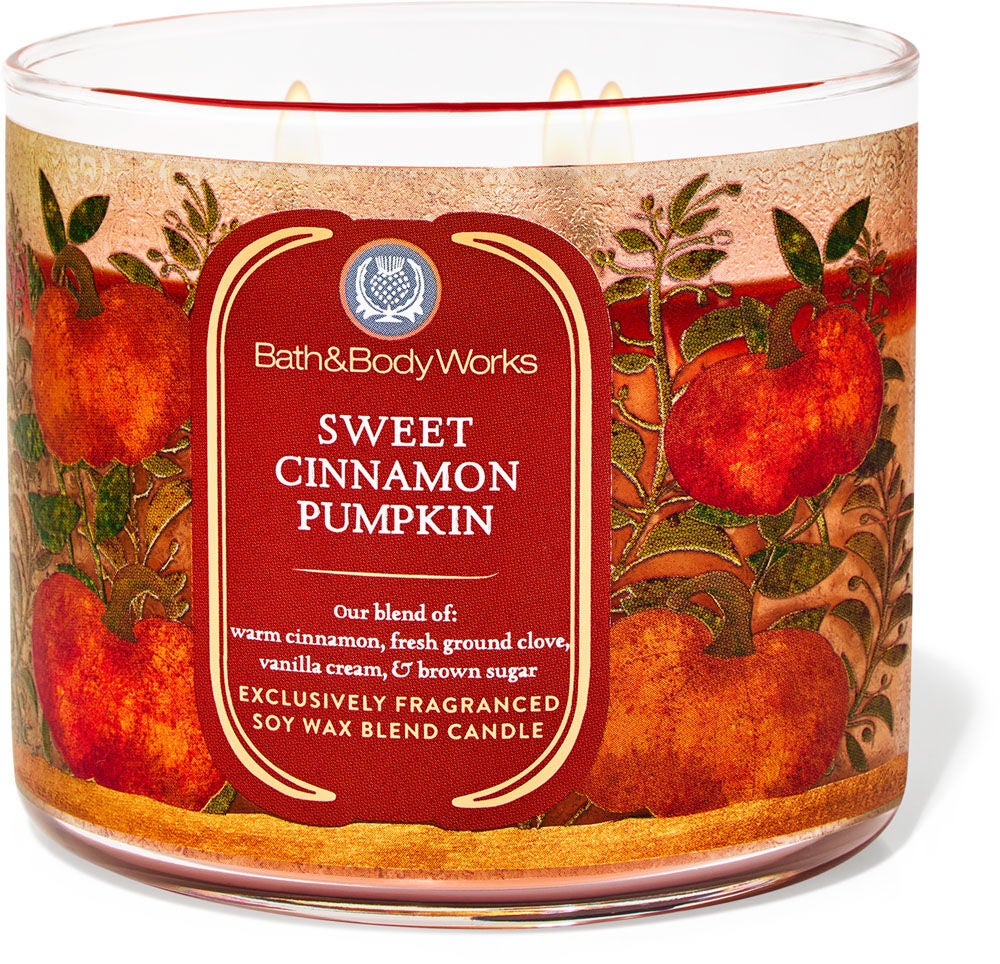 Sweet Cinnamon Pumpkin 3-Wick Candle
