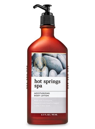 Hot Springs Spa Body Lotion