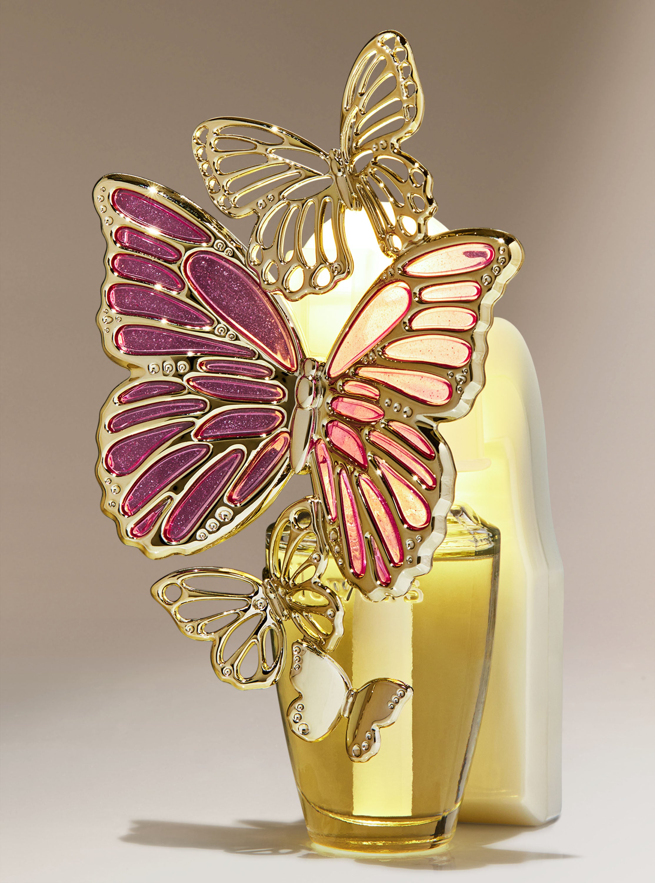 Butterfly Quartet Wallflowers Scent Control&trade; Nightlight Fragrance Plug