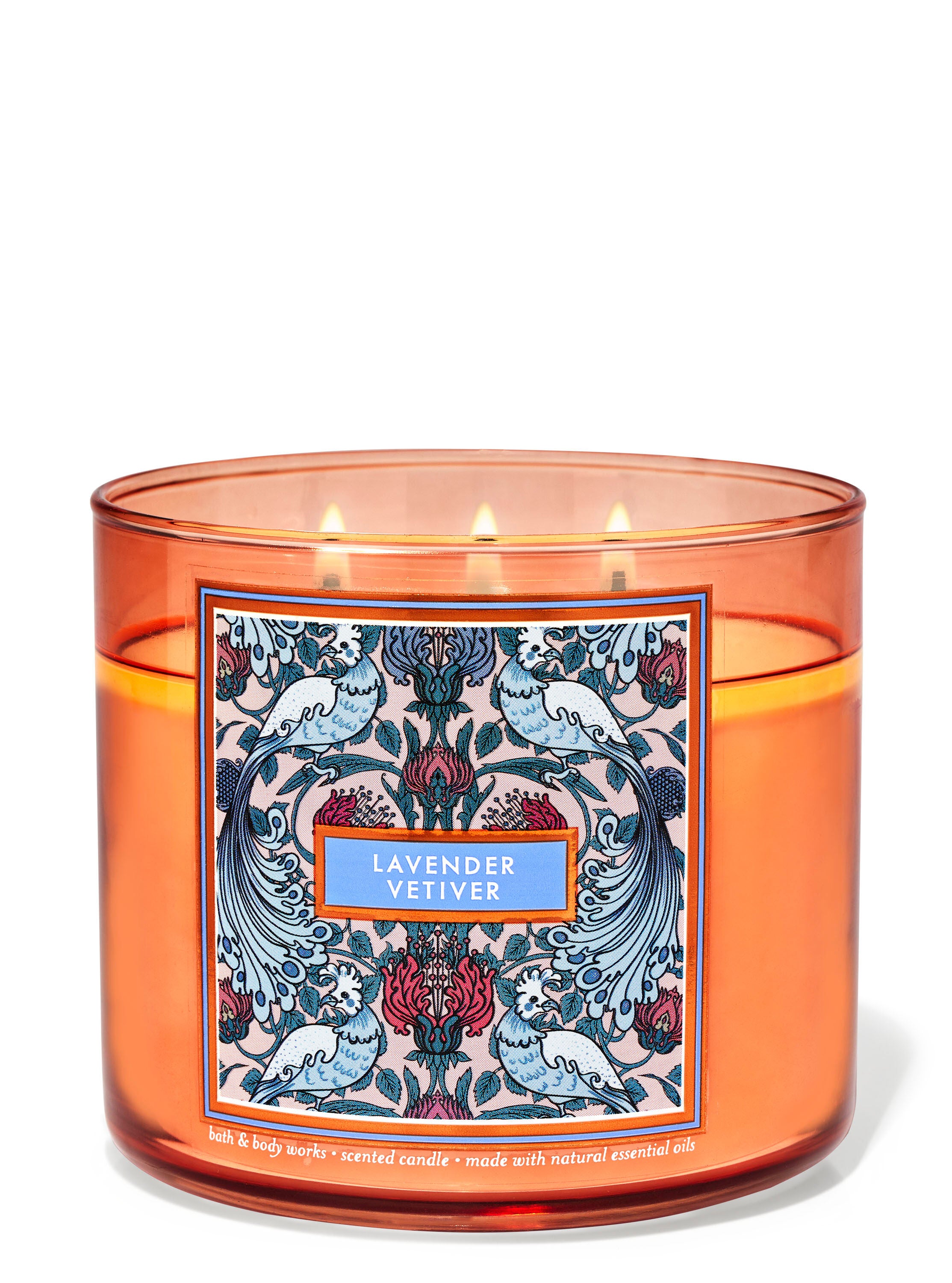Lavender Vetiver 3 Wick Candle Bath Body Works