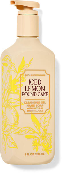 Iced Lemon Pound Cake Cleansing Gel Hand Soap