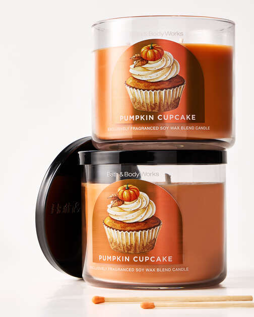 Pumpkin Cupcake 3-Wick Candle