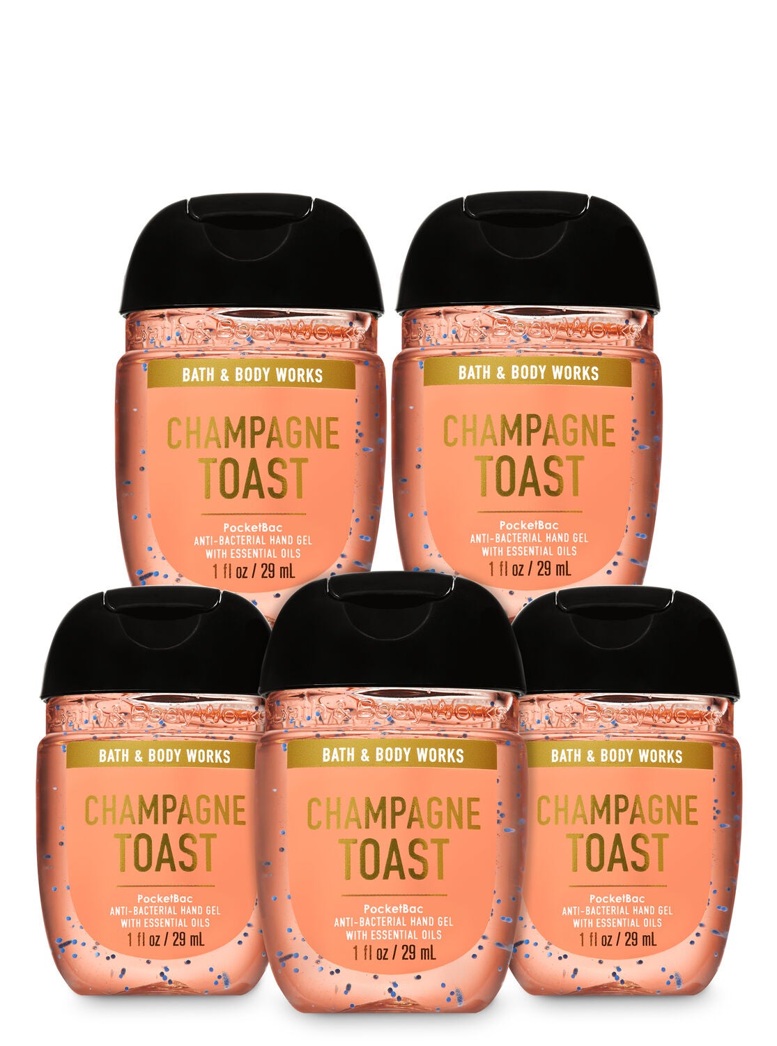 Champagne Toast PocketBac Hand Sanitizer, 5-Pack - Bath And Body Works