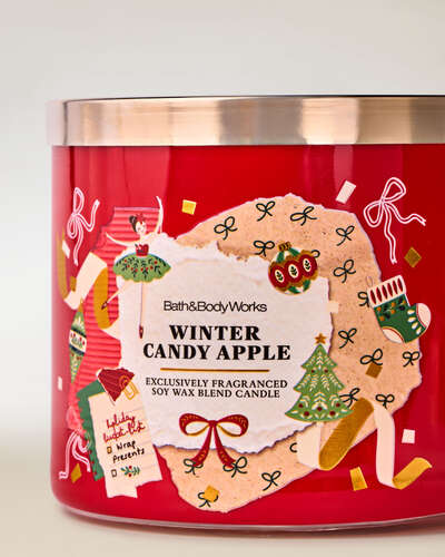 Winter Candy Apple 3-Wick Candle