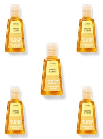Sunshine Lemons Pocketbac Hand Sanitizer 5 Pack Bath Body Works